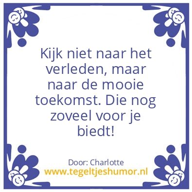Tegeltje: Verleden en toekomst
