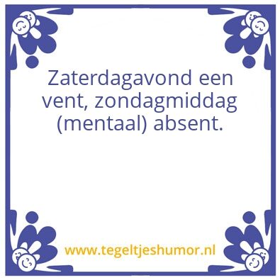 Tegeltje: iets