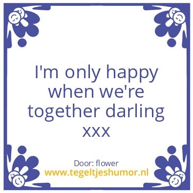 Tegeltje: liefde