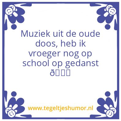 Tegeltje: Muziek