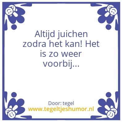 Tegeltje: Tegel