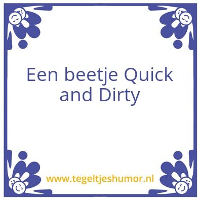 Tegeltje: Solid works