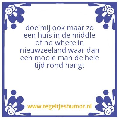 Tegeltje: Nieuw Zeeland