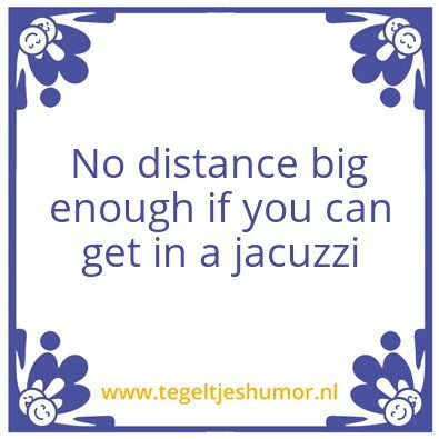 Tegeltje: Jacuzzi