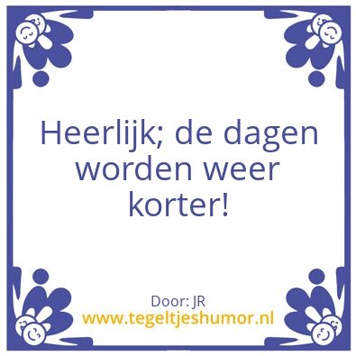 Tegeltje: Zonnewende