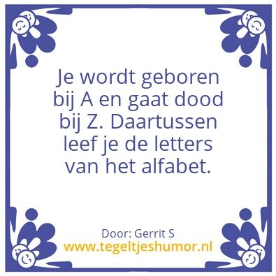 Tegeltje: Ik ben Gerrit