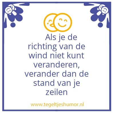 Tegeltje: pas je aan