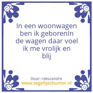 Tegeltje: Mij geluk