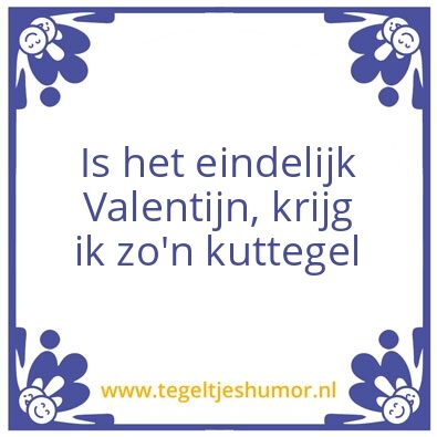 Tegeltje: Valentijn