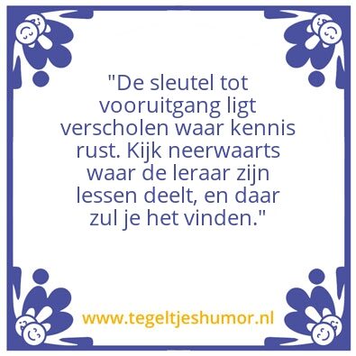 Tegeltje: De laatste hint