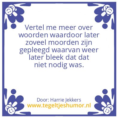 Tegeltje: Jekkers 1