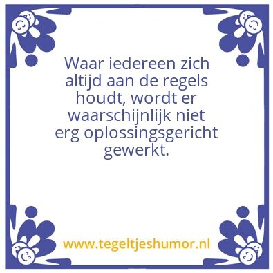 Tegeltje: Veranderen