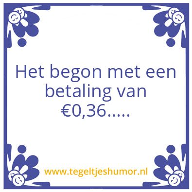 Tegeltje: Buro Fraude aanpak