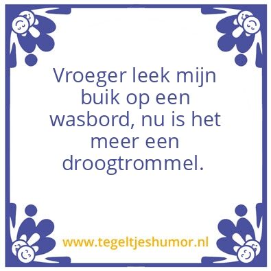 Tegeltje: Vroeger