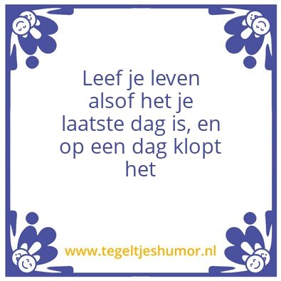 Tegeltje: wijsheid