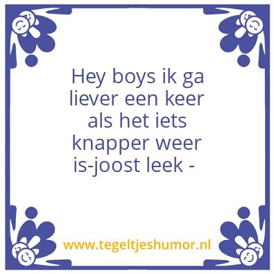 Tegeltje: Joost
