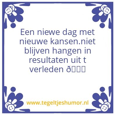 Tegeltje: Tropical