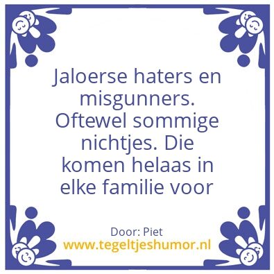 Tegeltje: Nichtjes