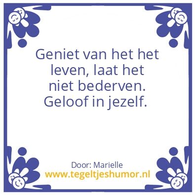 Tegeltje: hou van jezelf.