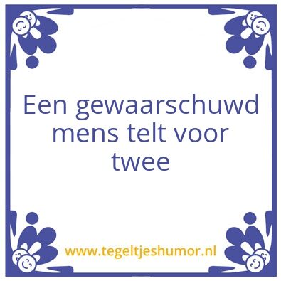 Tegeltje: Test