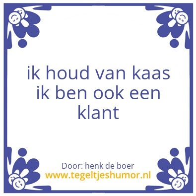 Tegeltje: hoi