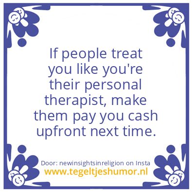 Tegeltje: make them pay you cash upfront