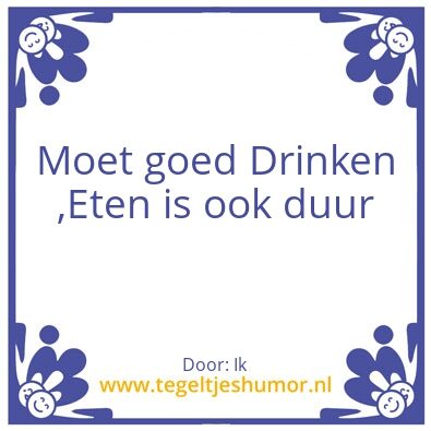 Tegeltje: Leuk