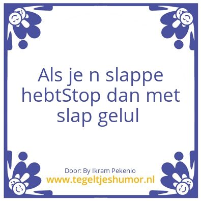 Tegeltje: Lul