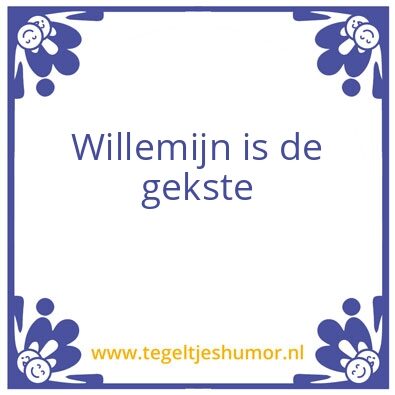 Tegeltje: Yvonne