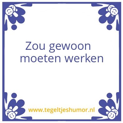 Tegeltje: Joost