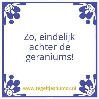 Tegeltje: Pensioen