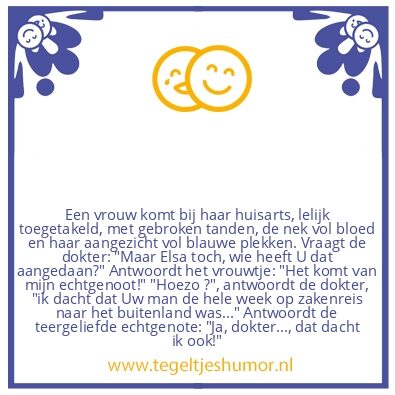 Tegeltje: Huisarts