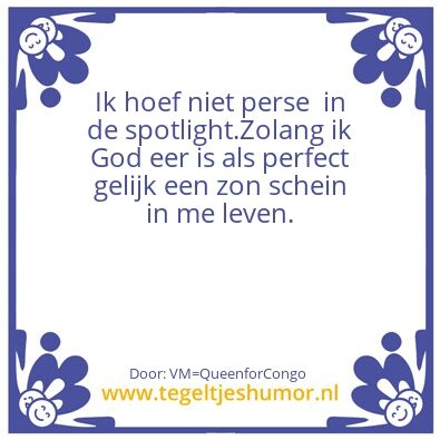 Tegeltje: Uniek zonder uitsloving