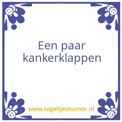 Tegeltje: Mies