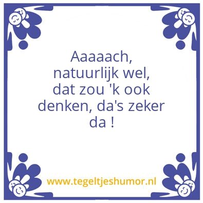 Tegeltje: gv
