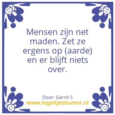 Tegeltje: Ik ben Gerrit