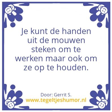 Tegeltje: Ik ben Gerrit.