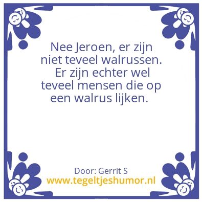 Tegeltje: Ik ben Gerrit