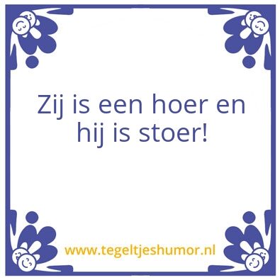 Tegeltje: klopt dat?