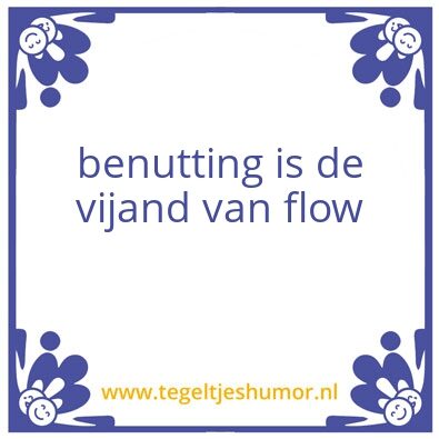 Tegeltje: FLow