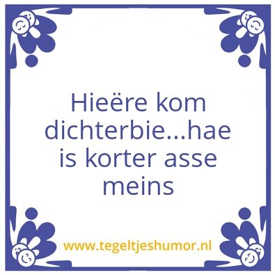 Tegeltje: sjiethoes