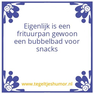 Tegeltje: Frituurpan