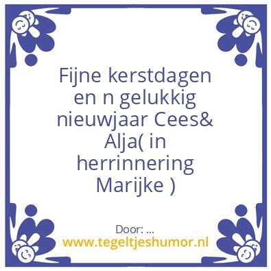 Tegeltje: …