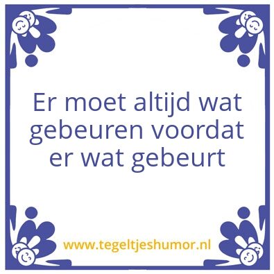 Tegeltje: Wijsheid