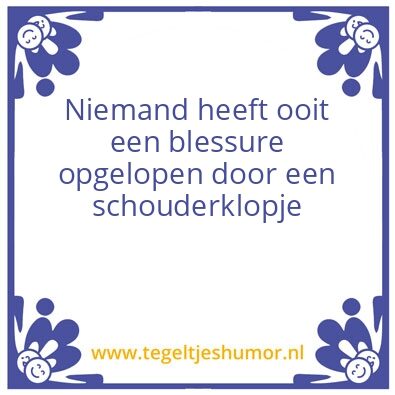 Tegeltje: Tegeltje