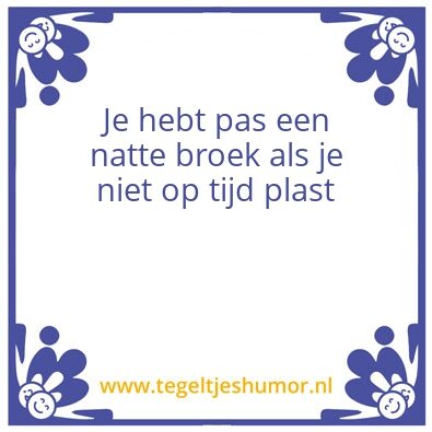 Tegeltje: Plassteegje