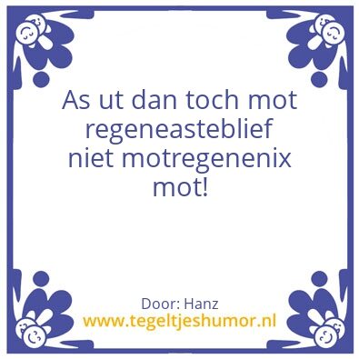 Tegeltje: Mot