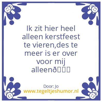 Tegeltje: Kerstfeest