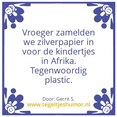 Tegeltje: Ik ben Gerrit.