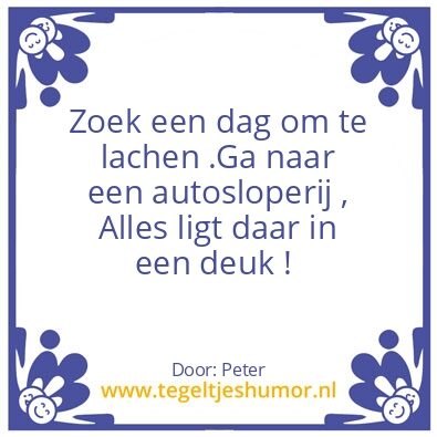 Tegeltje: Leef